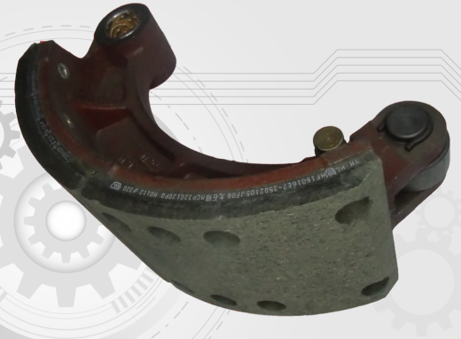 Колодка тормозная передняя нижняя в сборе JAC N90 3501050LE710